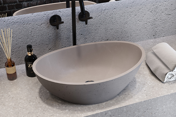 Раковина каменная бетон Holbi Europe NC Solid Surface