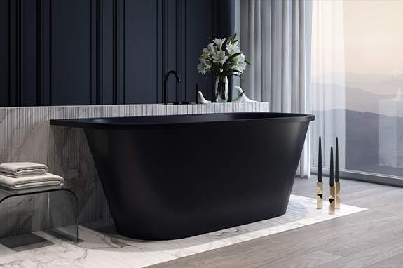 Ванна каменная белая Holbi Galatea SCW Solid Surface