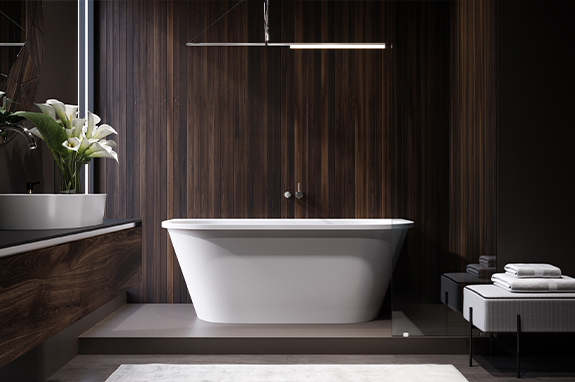 Ванна каменная белая Holbi Galatea SCW Solid Surface