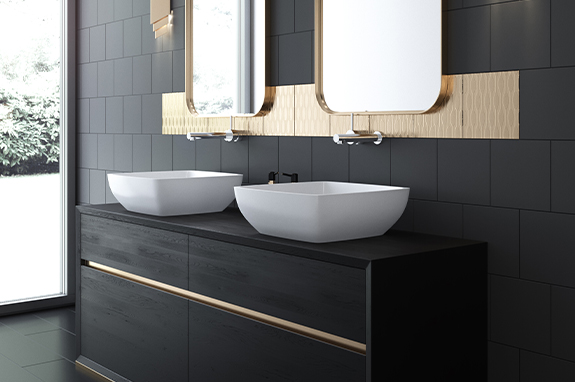 Раковина каменная бетон Holbi Jupiter NC Solid Surface