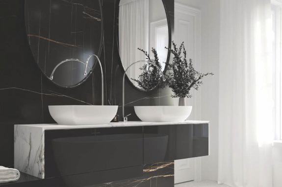 Раковина каменная бетон Holbi Jupiter NC Solid Surface