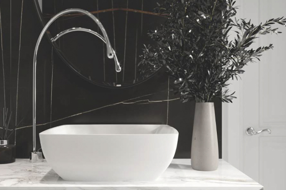 Раковина каменная бетон Holbi Jupiter NC Solid Surface