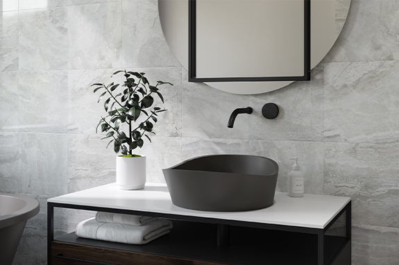 Раковина каменная бетон Holbi Mars NC Solid Surface