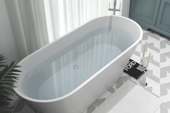 Ванна каменная бетон Holbi Selena NC Solid Surface