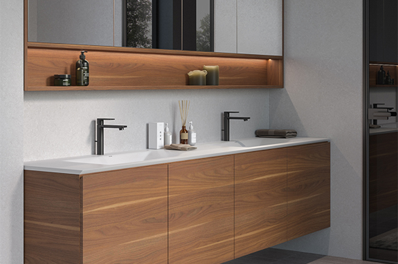 Раковина каменная бетон Holbi Sirius 77 NC Solid Surface