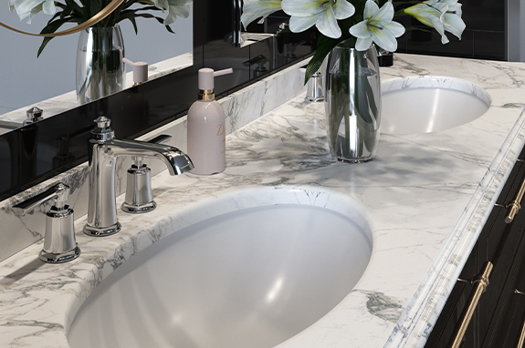Раковина каменная бетон Holbi Tefia NC Solid Surface