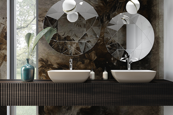 Раковина каменная белая Holbi Titan SCW Solid Surface