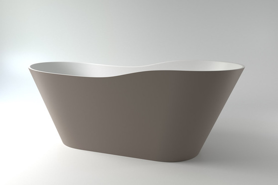 Ванна каменная двухцветная Holbi Afrodita SD RAL Solid Surface