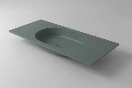 Столешница каменная одноцветная Holbi Ariel 100 SC RAL Solid Surface