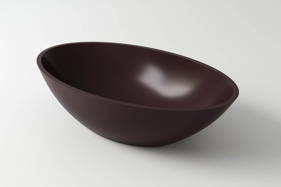 Раковина каменная одноцветная Holbi Dione SC RAL Solid Surface