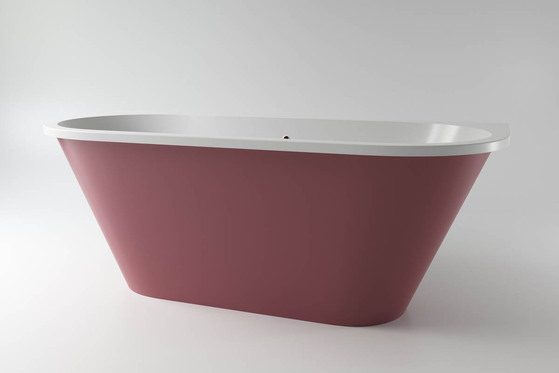 Ванна каменная двухцветная Holbi Galatea SD RAL Solid Surface