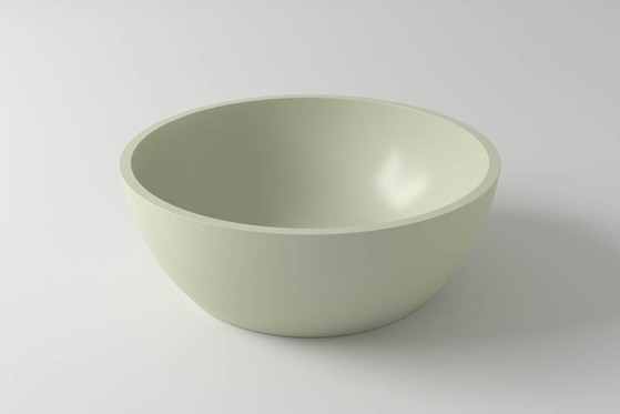 Раковина каменная одноцветная Holbi Moon SC RAL Solid Surface