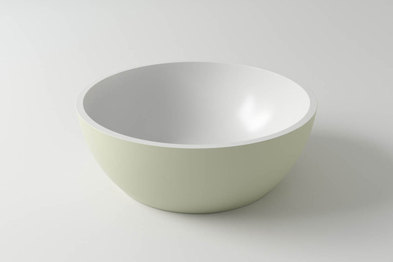 Раковина каменная двухцветная Holbi Moon SD RAL Solid Surface