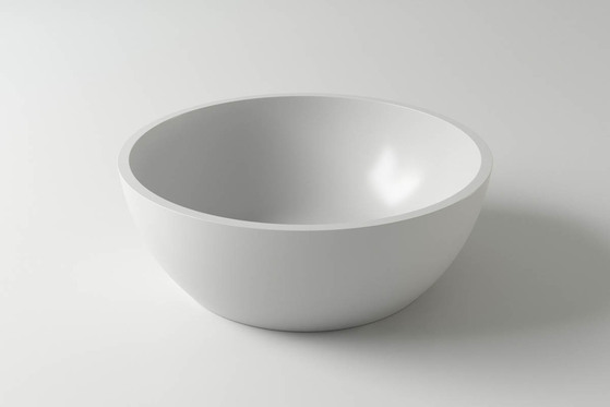 Раковина каменная белая Holbi Moon SCW Solid Surface