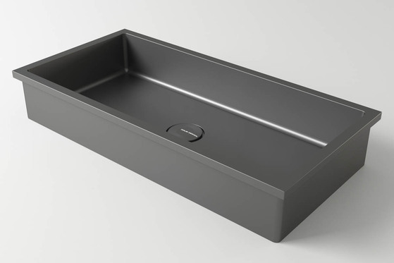 Раковина каменная одноцветная Holbi Neptun 65 SC RAL Solid Surface