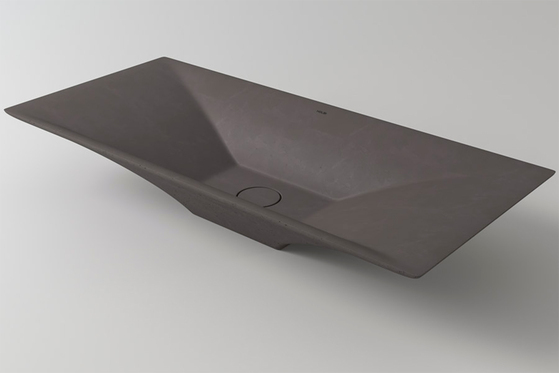 Раковина каменная бетон Holbi Sirius 77 NC Solid Surface